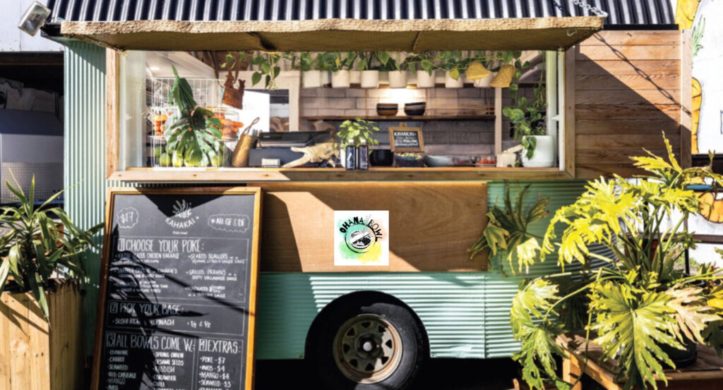 Notre foodtruck au couleur rafraîchissante 